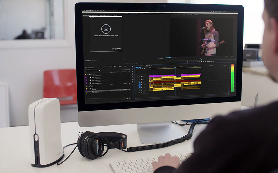 Edit in 4k with Adobe Premiere Pro                                                         CC post-production tools with SlingStudio extensions